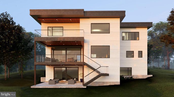 Backyard, Exterior, Facade, Modern