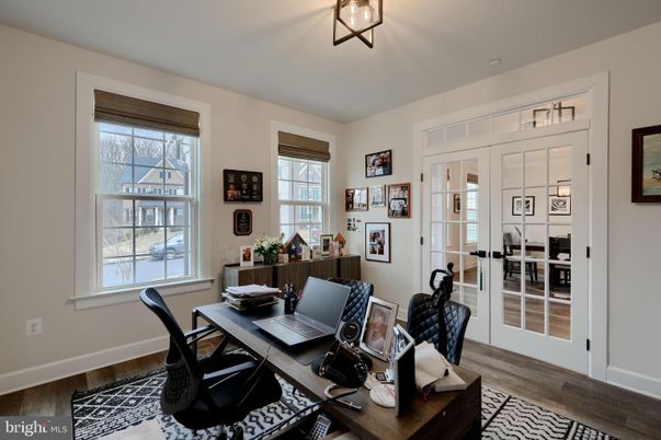 Home Office, Interior, Wood Texture Flooring