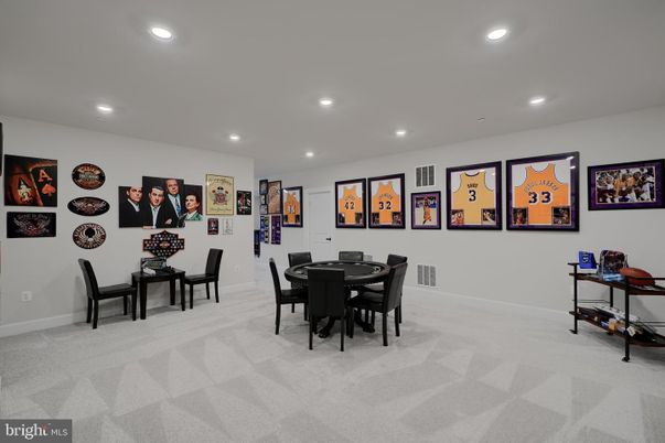 Dining room, Interior, Recessed Lighting