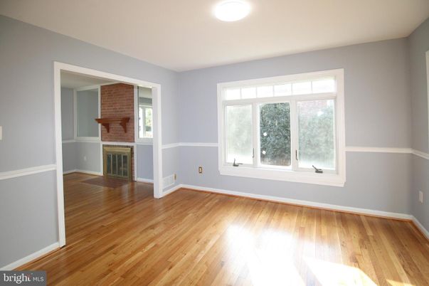 Empty room, Fireplace, Interior, Wood Texture Flooring