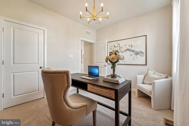 Chandelier, Home Office, Interior