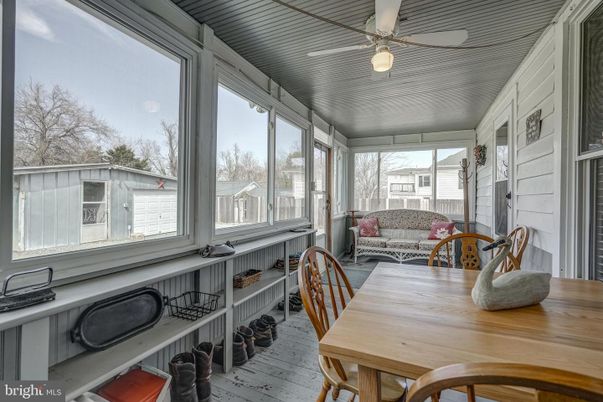 Interior, Sun Room, Wood Texture Flooring