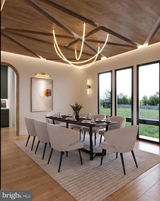 Dining room, Interior, Wooden Ceilings, Wood Texture Flooring