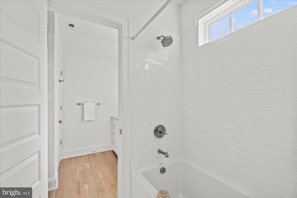 Bathroom, Interior, Wood Texture Flooring