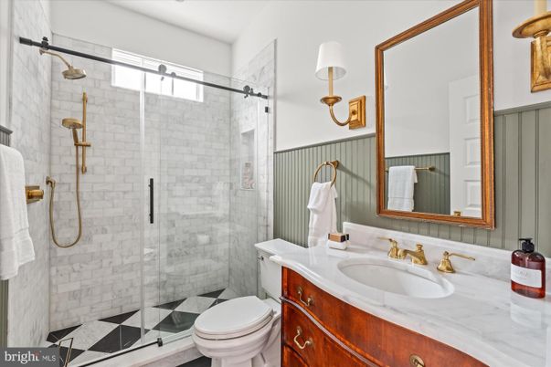 Bathroom, Glass Shower, Interior