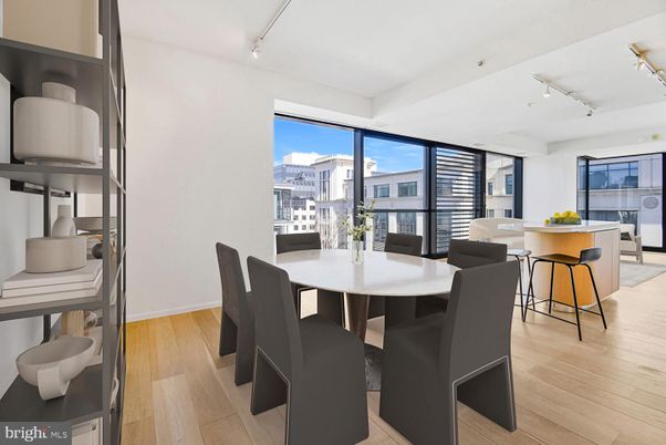 Dining room, Interior, Wood Texture Flooring