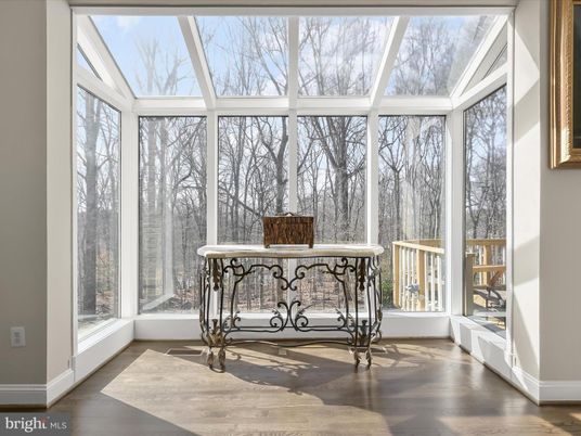 Interior, Sun Room, Wood Texture Flooring