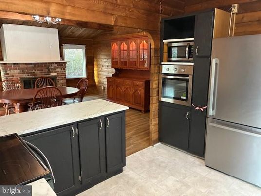 Dining room, Interior, Kitchen, Wooden Ceilings, Wooden Walls