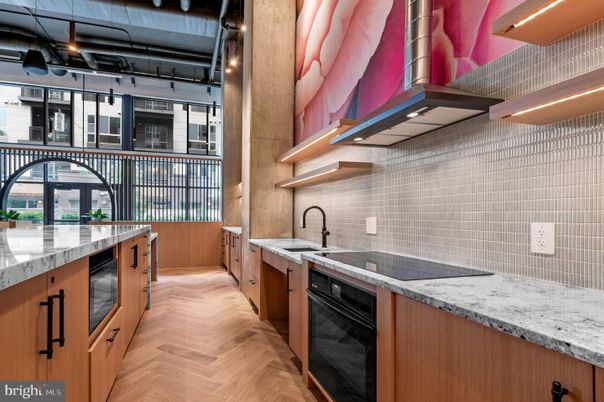 Interior, Kitchen, Wood Texture Flooring