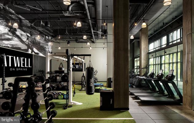 Fitness Equipment, Gym, Interior