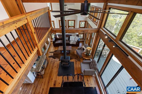 Interior, Living room, Wooden Beams, Wood Texture Flooring