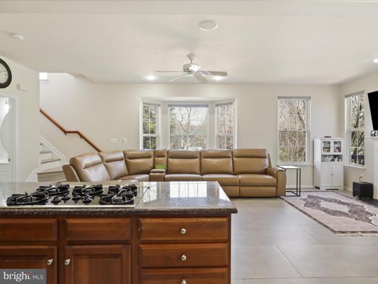 Interior, Kitchen, Living room, Recessed Lighting