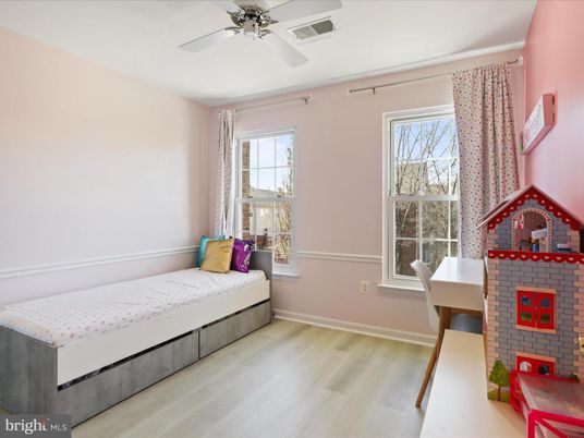 Bedroom, Home Office, Interior, Wood Texture Flooring