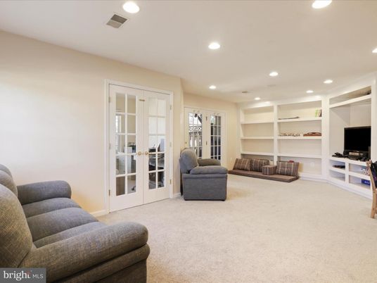 Interior, Living room, Recessed Lighting