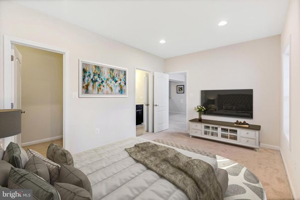Interior, Living room, Recessed Lighting