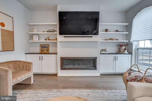 Fireplace, Interior, Wood Texture Flooring