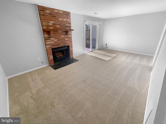 Empty room, Fireplace, Interior, Stone Walls