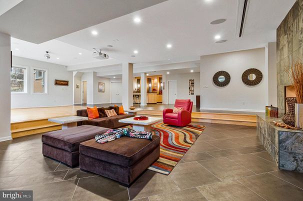Interior, Living room, Recessed Lighting