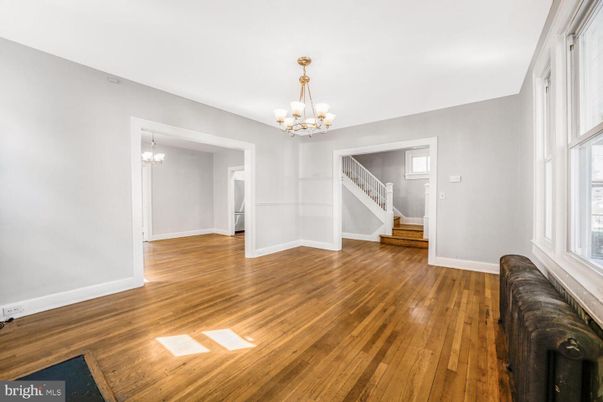 Chandelier, Empty room, Interior, Wood Texture Flooring