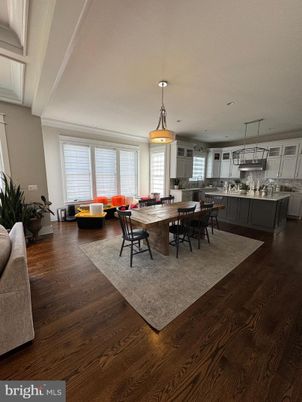 Dining room, Interior, Kitchen, Living room, Pendant Lights, Recessed Lighting, Wood Texture Flooring