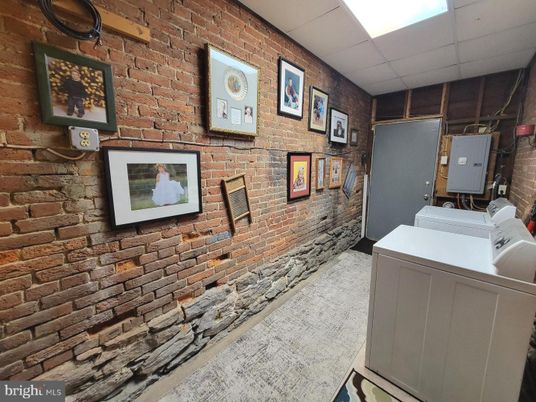 Interior, Stone Walls, Washer