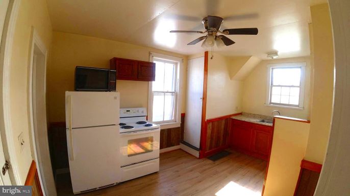 Interior, Kitchen, Wood Texture Flooring