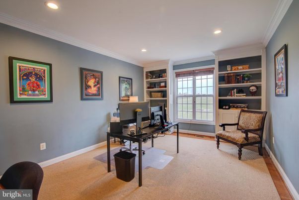 Home Office, Interior, Recessed Lighting