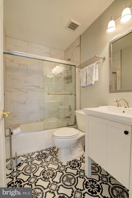 Bathroom, Glass Shower, Interior, Marble Walls