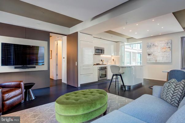 Interior, Kitchen, Living room, Recessed Lighting, Stainless Steel Appliances, Wood Texture Flooring