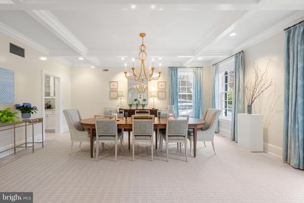 Chandelier, Dining room, Interior, Recessed Lighting