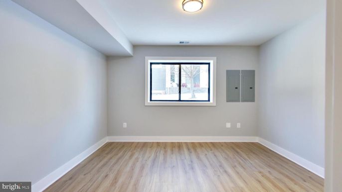 Empty room, Interior, Wood Texture Flooring