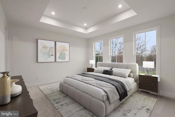 Bedroom, Interior, Recessed Lighting