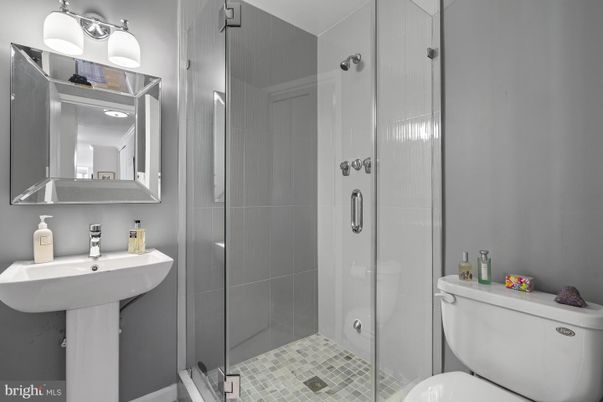 Bathroom, Glass Shower, Interior