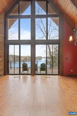 Empty room, Interior, Water, Wooden Ceilings, Wood Texture Flooring, Wooden Walls