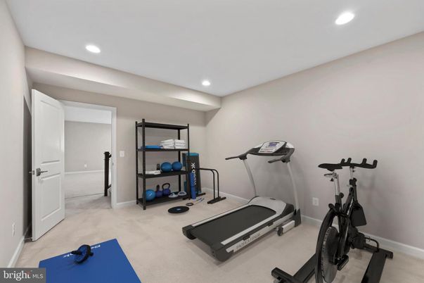 Fitness Equipment, Interior, Recessed Lighting