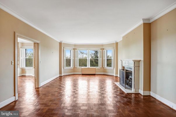 Empty room, Fireplace, Interior, Wood Texture Flooring