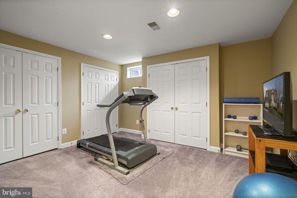 Fitness Equipment, Interior, Recessed Lighting