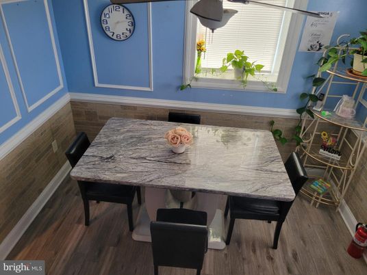 Dining room, Interior, Wood Texture Flooring