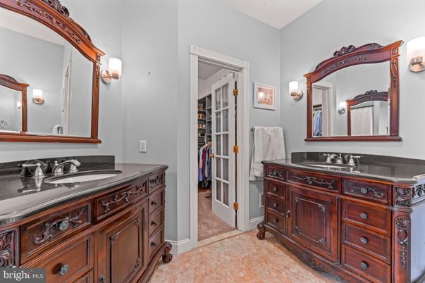 Bathroom, Dual Sink Vanities, Interior, Walk-in Closets
