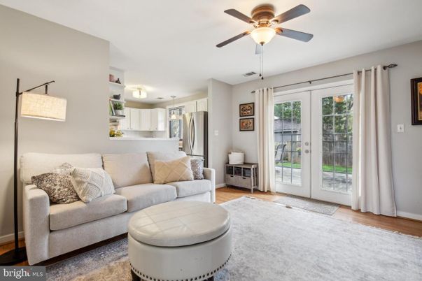 Interior, Kitchen, Living room, Stainless Steel Appliances, Wood Texture Flooring