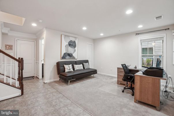 Home Office, Interior, Recessed Lighting