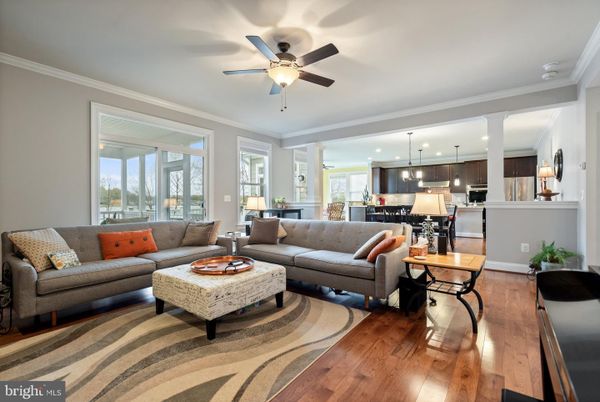 Interior, Kitchen, Living room, Pendant Lights, Recessed Lighting, Stainless Steel Appliances, Wood Texture Flooring
