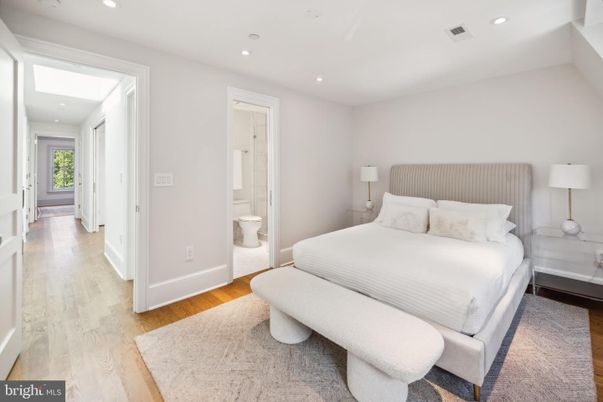 Bathroom, Bedroom, Interior, Recessed Lighting, Wood Texture Flooring