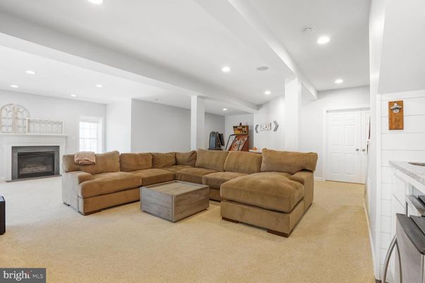 Fireplace, Interior, Living room, Recessed Lighting