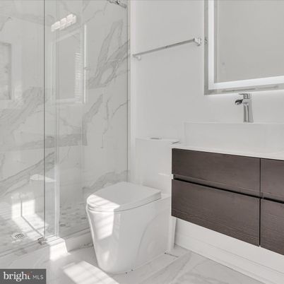 Bathroom, Glass Shower, Interior, Marble, Marble Walls