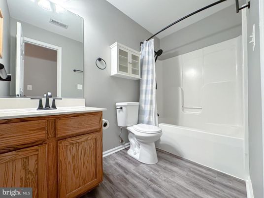 Bathroom, Interior, Wood Texture Flooring