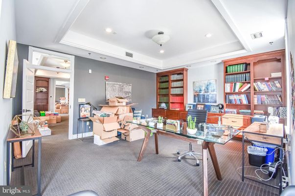 Home Office, Interior, Recessed Lighting