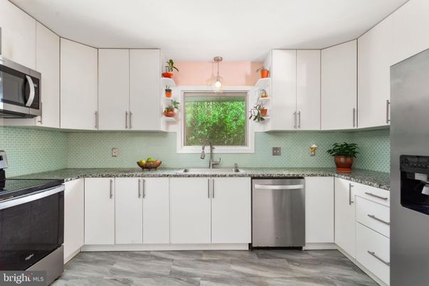 Interior, Kitchen, Pendant Lights, Stainless Steel Appliances, Wood Texture Flooring