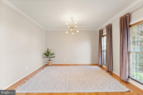 Empty room, Interior, Pendant Lights, Wood Texture Flooring