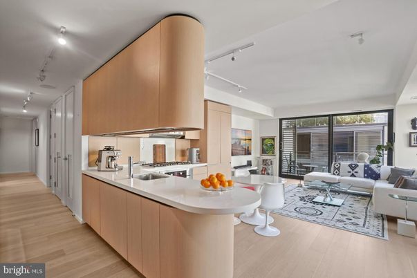 Interior, Kitchen, Living room, Wood Texture Flooring